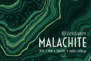 10 Malachite Gold Geode Textures
