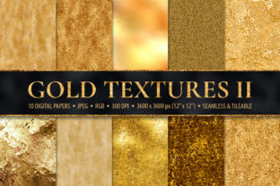 10 Seamless Gold Foil Metallic Textures for Creative Excellence