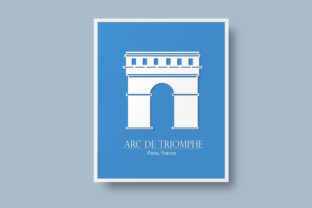 Arc De Triomphe Paper Art Vector: Creative Versatility
