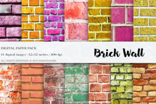 Brick Wall Digital Paper Pack Textures: A Versatile Resource for Creative Projects