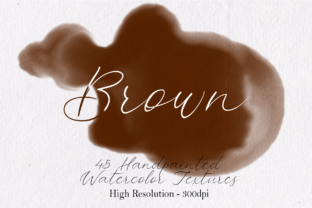 Brown - 45 Watercolor Textures