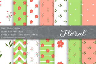 Floral Digital Papers and Patterns for Creative Workflows