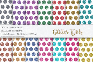 Glitter Dots Digital Papers, Patterns: A Versatile Design Resource for Creatives