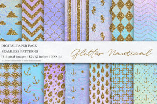 Glitter Iridescent Digital Papers: A Versatile Design Resource