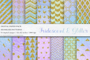 Glitter Iridescent Seamless Patterns: A Versatile Design Resource for Creators