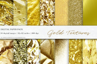 Gold Foil Digital Paper, Gold Textures: Elevating Design with Strategic Elegance
