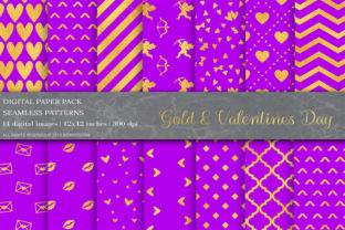 Gold Purple Geometric Digital Papers: A Versatile Design Resource for Creative Projects