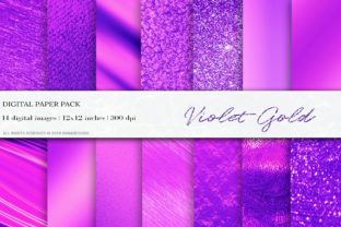 Gold Violet Digital Papers: A Versatile Design Resource for Creative and Professional Projects