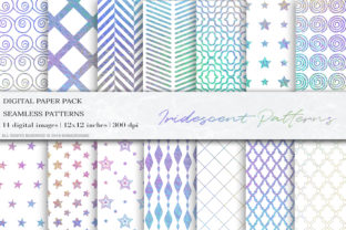 Iridescent Glitter Seamless Patterns: A Versatile Design Solution for Creative Projects