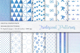 Iridescent Nautical Seamless Patterns: A Versatile Design Resource