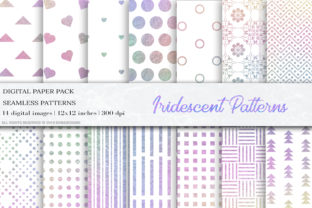 Iridescent Seamless Pattern: A Geometric Design for Creative Workflows