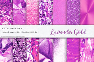 Lavender Digital Papers: A Versatile Design Resource
