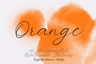 Orange - 45 Watercolor Textures