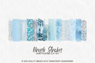 Pale Blue Brush Strokes Clip Art: A Versatile Tool for Modern Creativity
