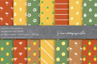 Pineapple Digital Papers, Patterns: A Versatile Creative Resource