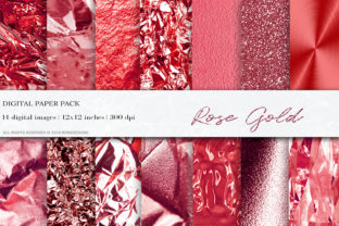 Rose Gold Digital Papers: A Versatile Design Resource for Creative Projects