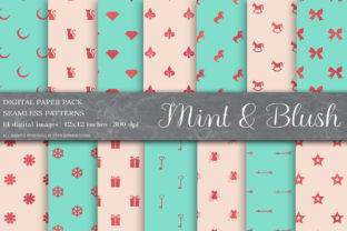 Rose Gold Mint Blush Digital Paper: A Versatile Design Resource for Creative Projects