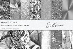 Silver Digital Papers: Elegant Design for Every Project